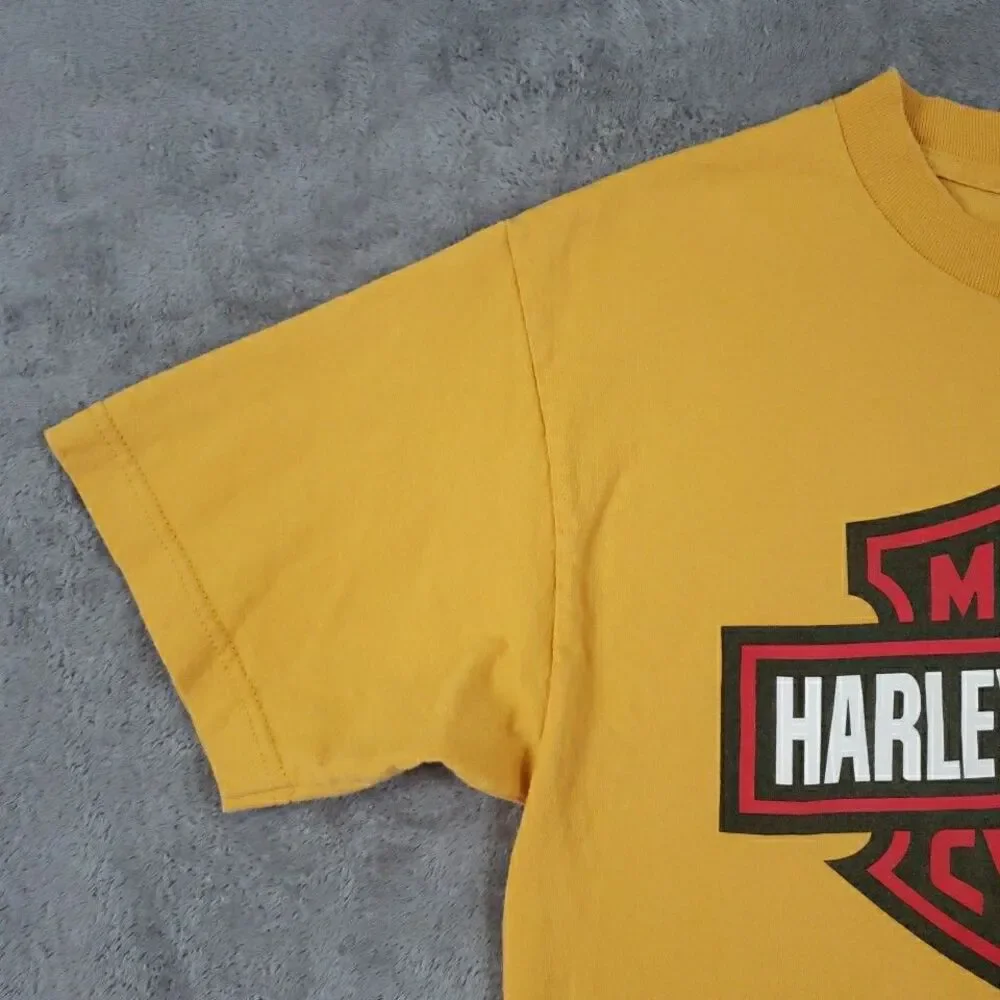 Harley Davidson T Shirt Short Sleeve Bald Eagle Valley Belmont OH Men's Sz M